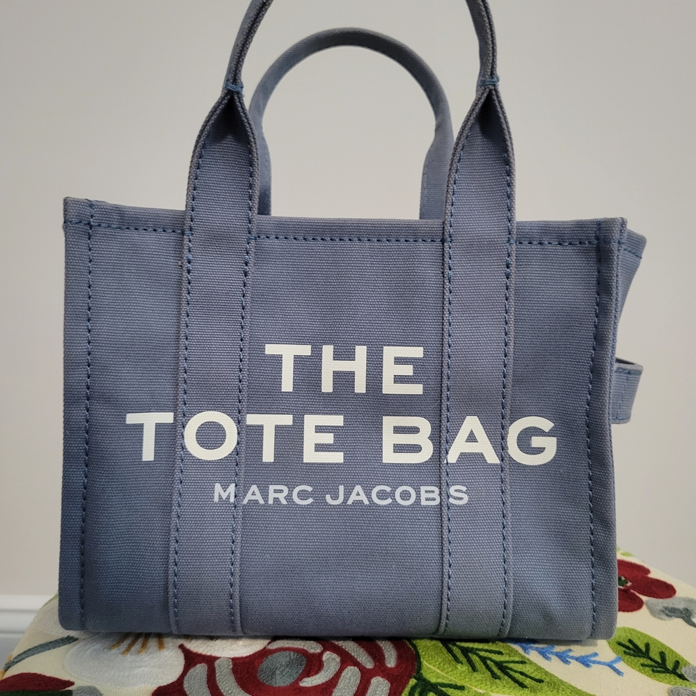 Marc Jacobs Blue Mini Tote Bag